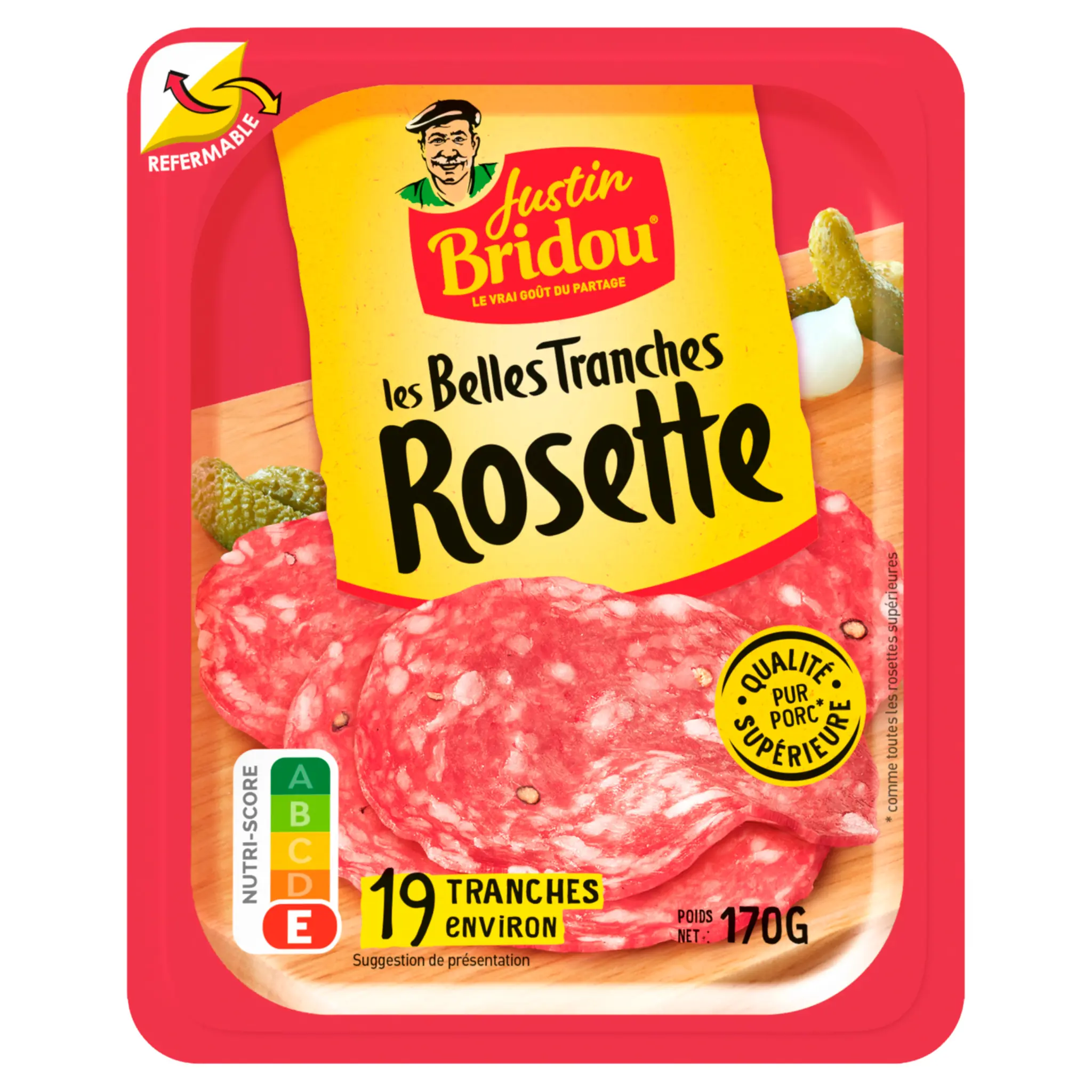 JUSTIN BRIDOU Rosette de qualité supérieure