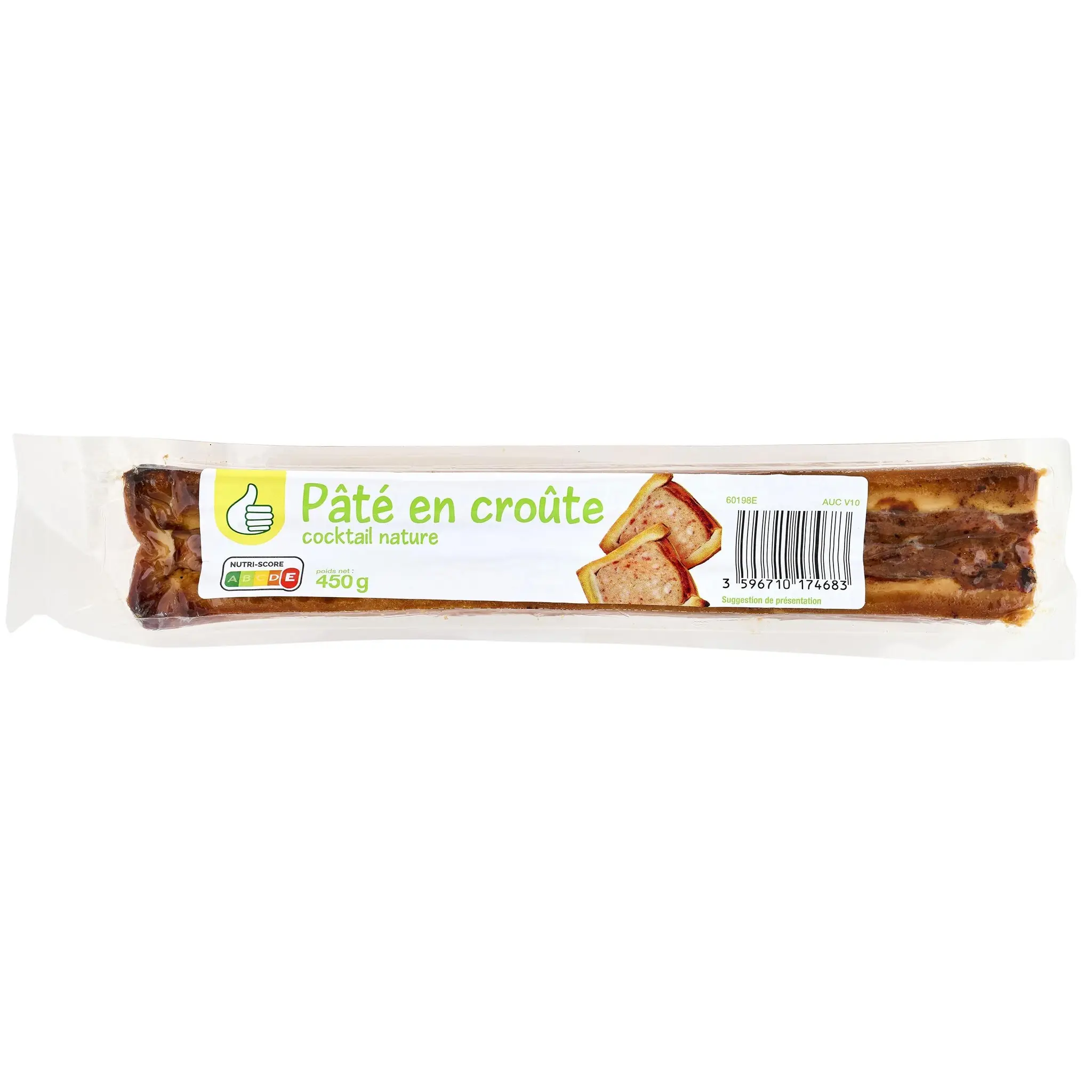 POUCE Pâté en croûte cocktail nature