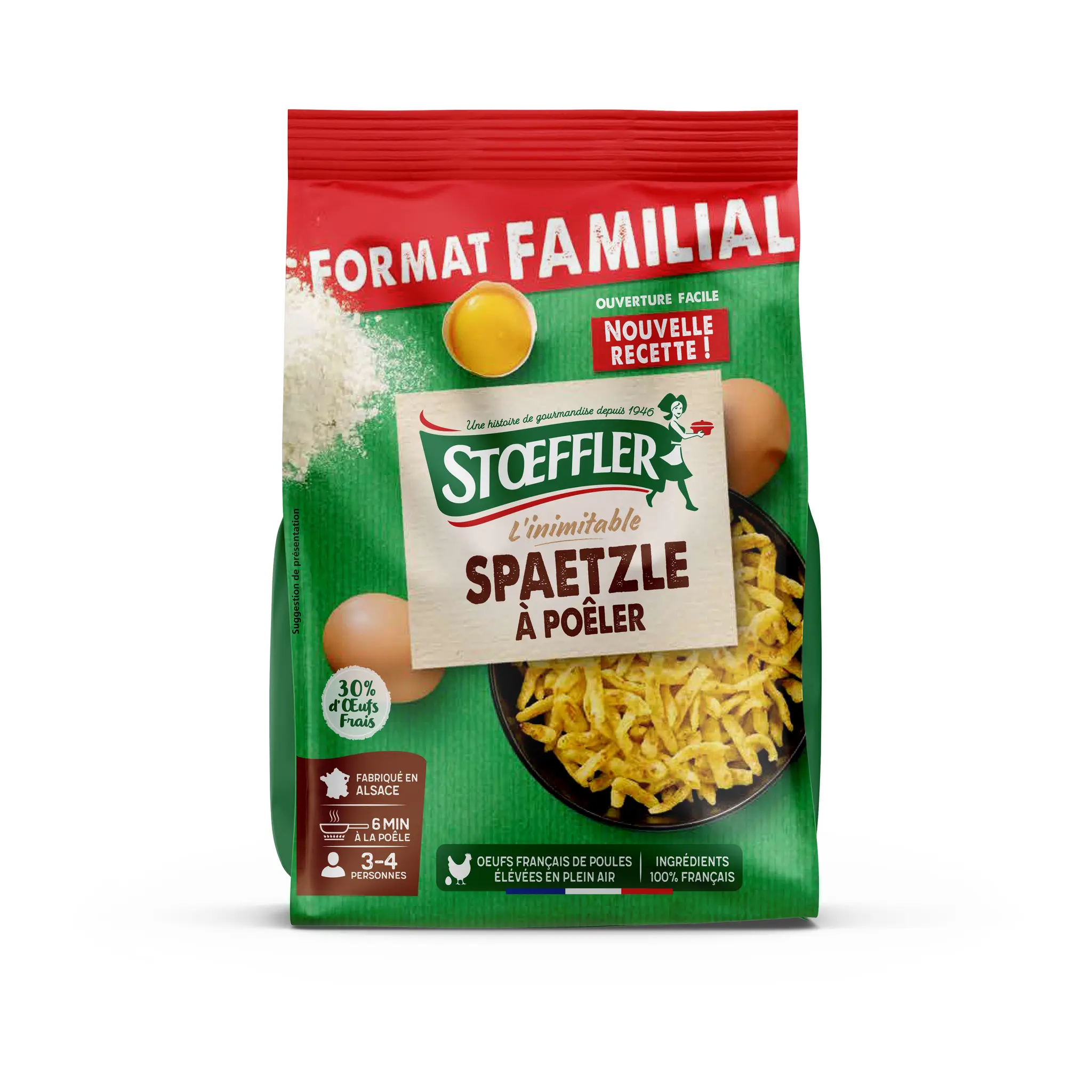 STOEFFLER Spaetzle à poêler