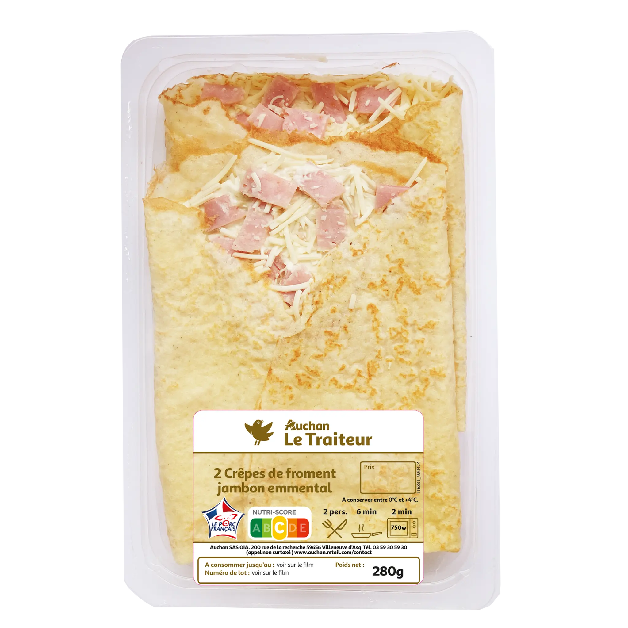AGIS Crêpes jambon emmental