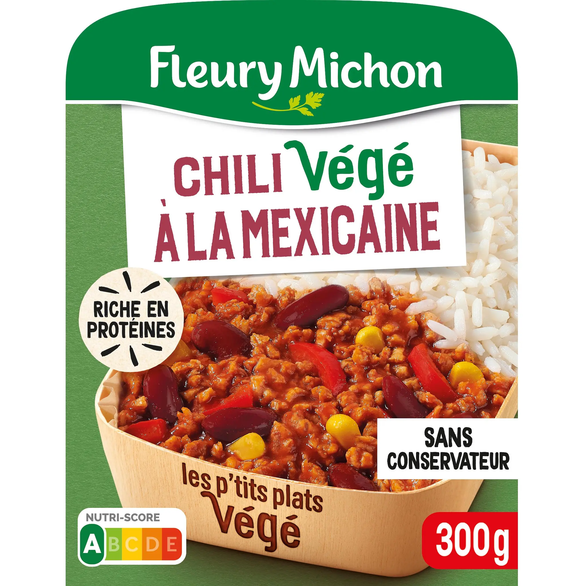 FLEURY MICHON Chili végé à la mexicaine