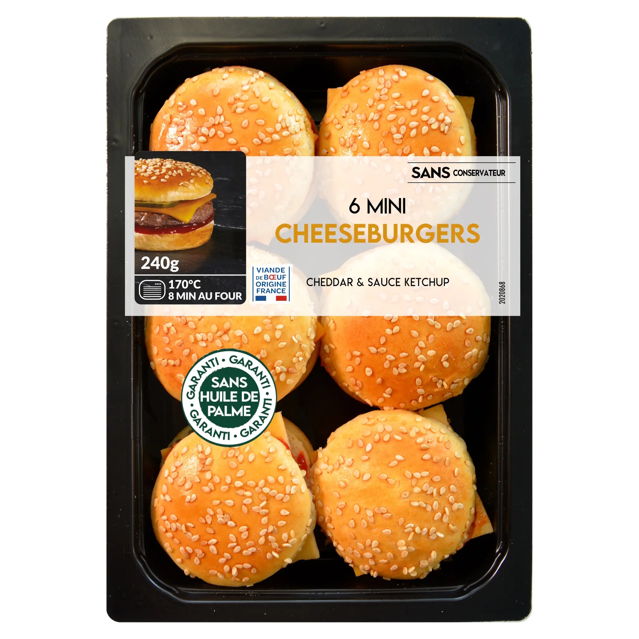 MIX BUFFET Mini cheeseburgers bœuf charolais