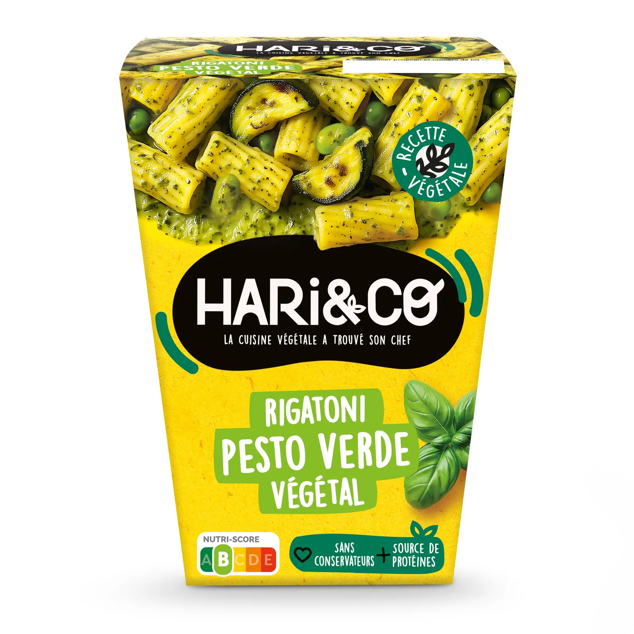 HARI&CO Rigatoni aux légumes et pesto verde végétal