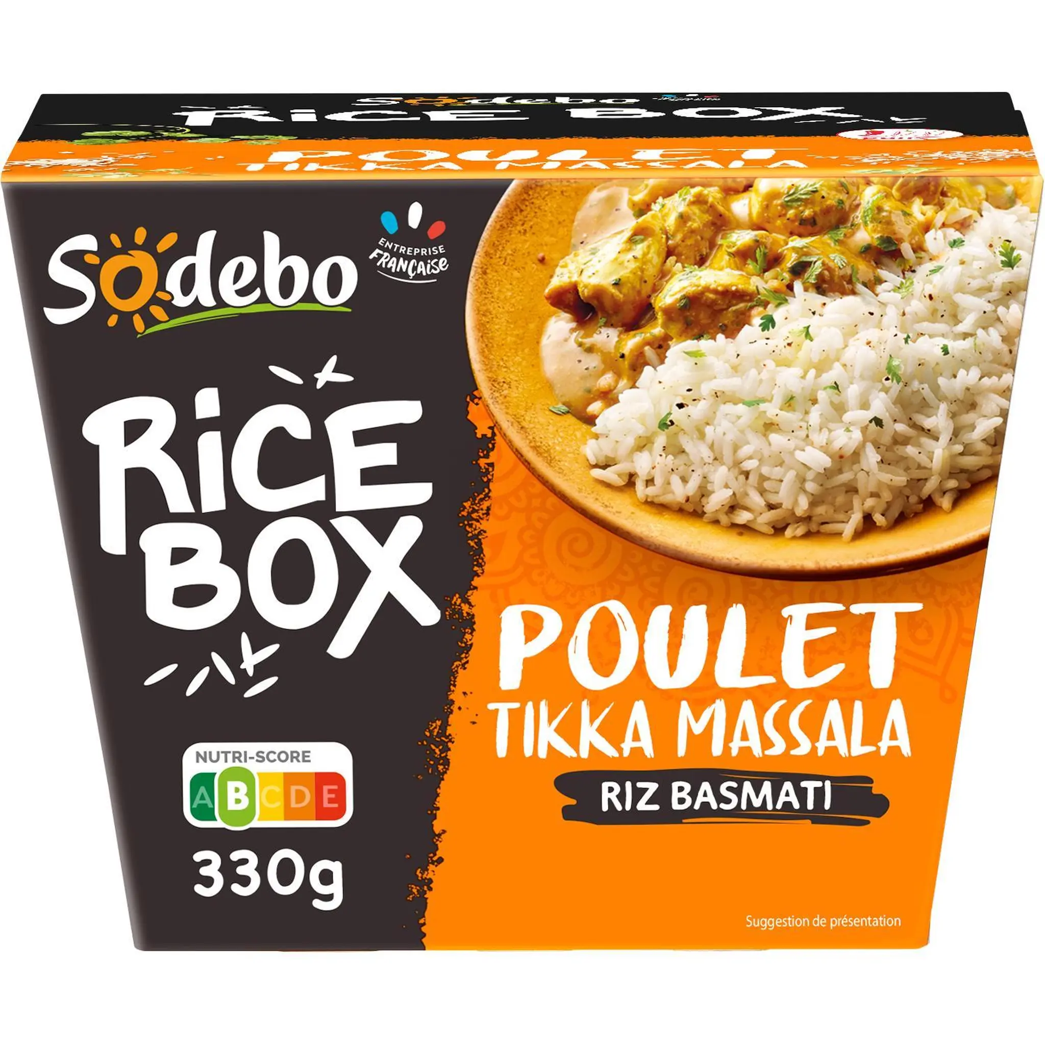SODEBO RiceBox poulet tikka massala riz basmati