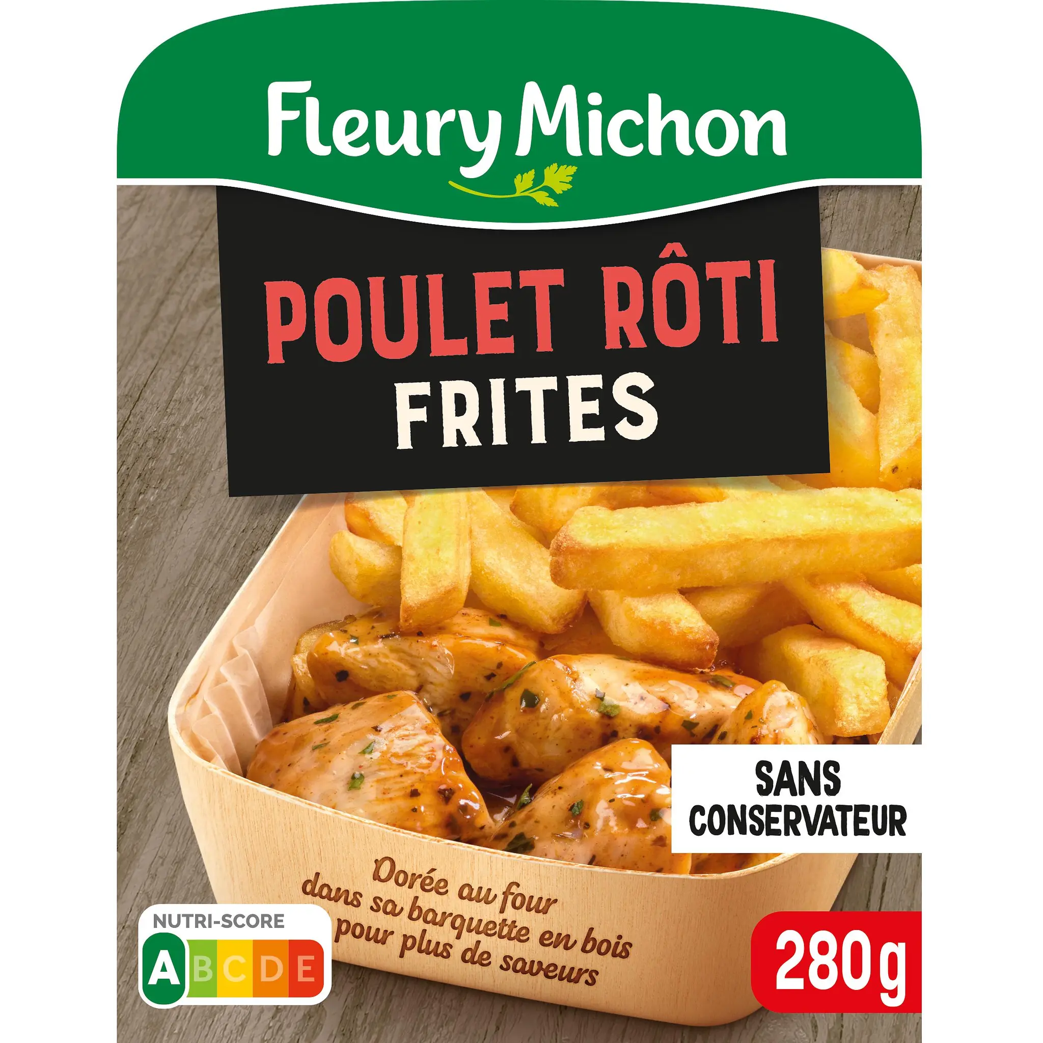 FLEURY MICHON Poulet rôti et frites