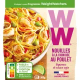 WEIGHT WATCHERS Nouilles à la chinoise au poulet légumes et sauce soja