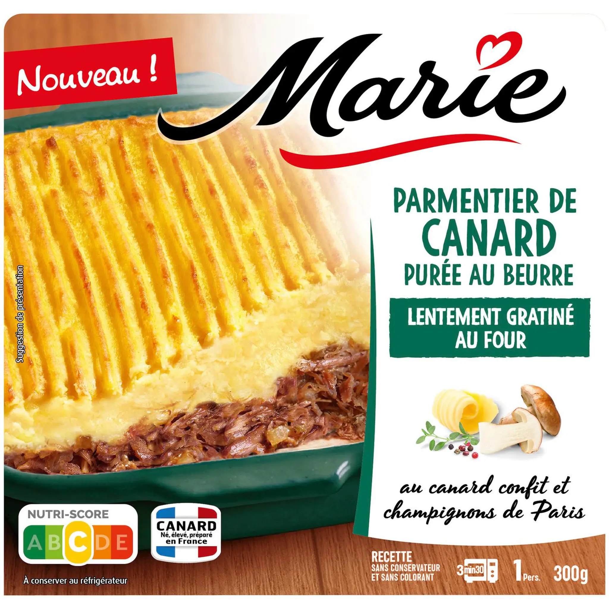 MARIE Parmentier de canard