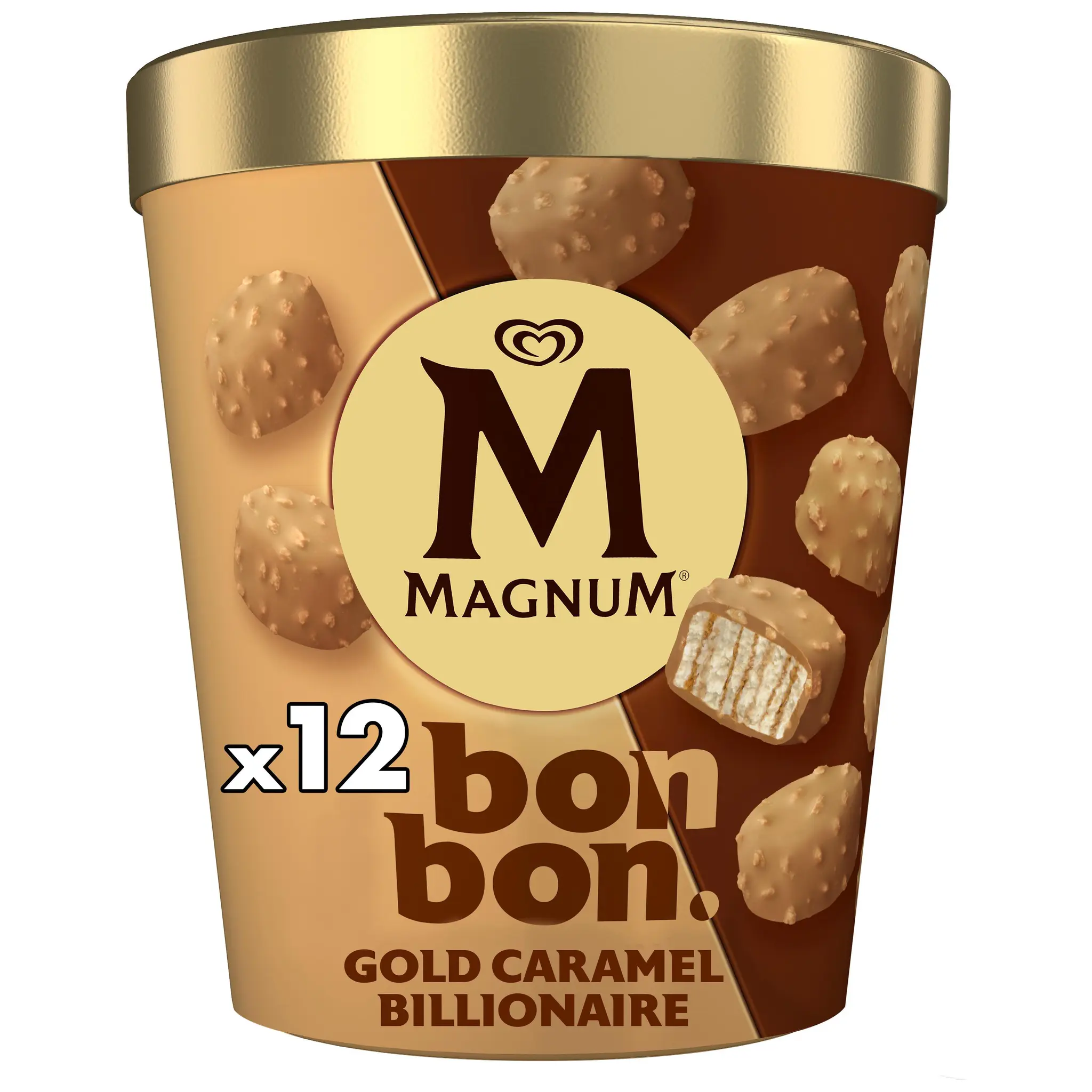MAGNUM Bonbons glacés gold caramel billionaire