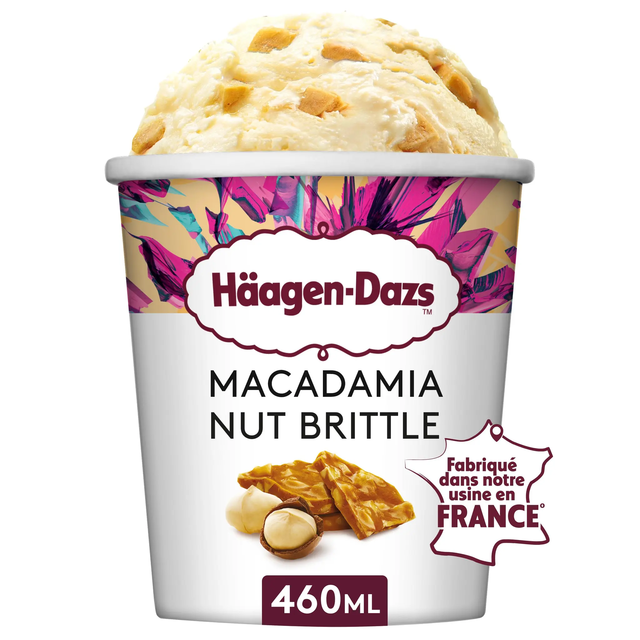 HAAGEN DAZS Pot de crème glacée vanille macadamia