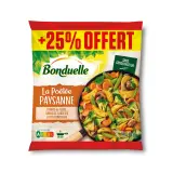 BONDUELLE Poêlée paysanne pommes de terre brocolis carottes et pois gourmands +25%