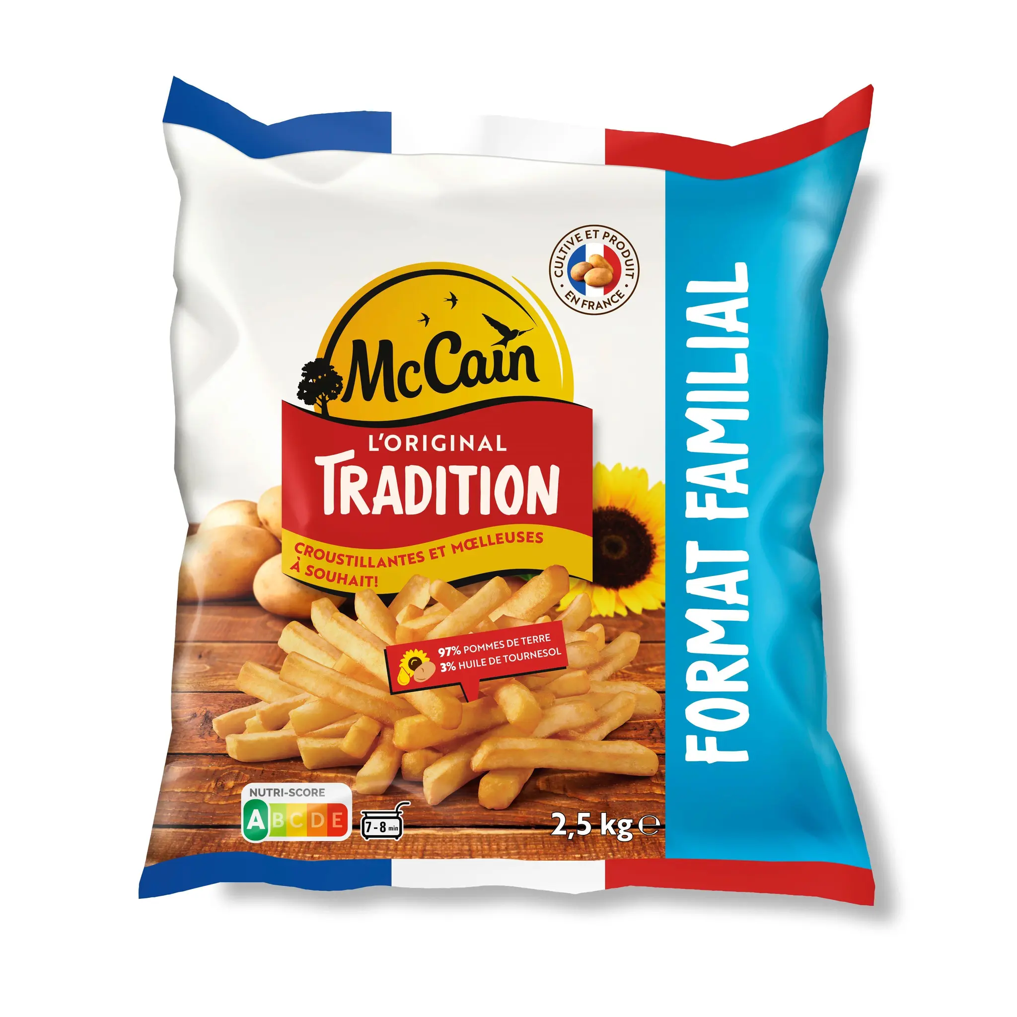 MCCAIN Frites tradition fines friteuse format familial