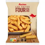 AUCHAN Frites au four extra larges