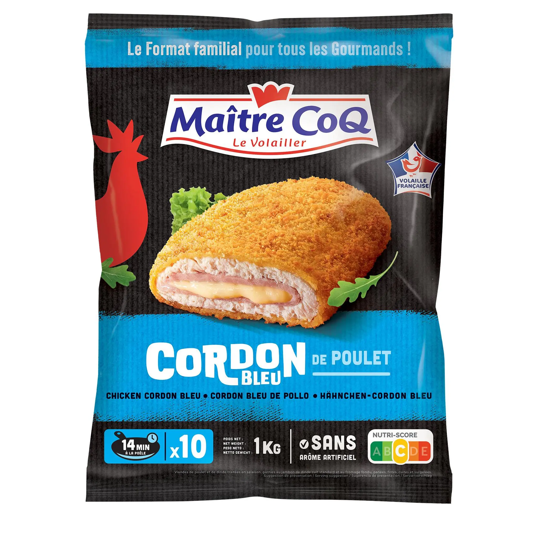MAITRE COQ Cordon bleu au poulet