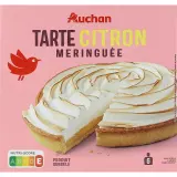 AUCHAN Tarte citron meringuée
