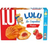 LU Lulu La Coqueline gâteaux fourrés à la fraise sachets fraîcheur