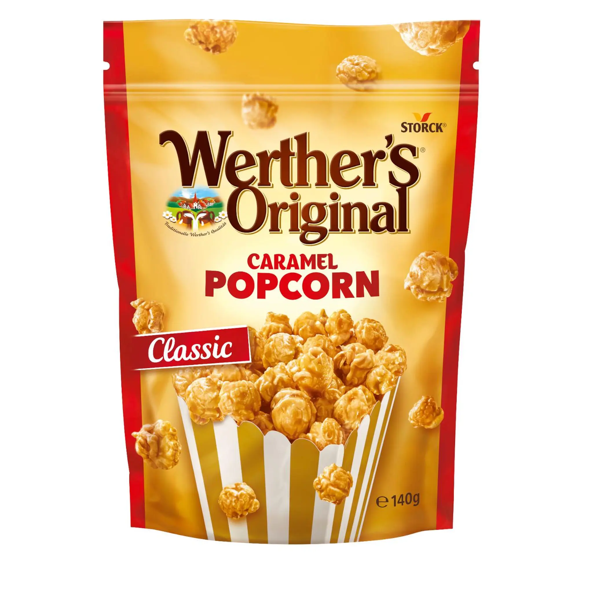 WERTHER'S Popcorn enrobé de crème au caramel