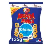 MONSTER MUNCH Biscuits soufflés original goût salé sans huile de palme