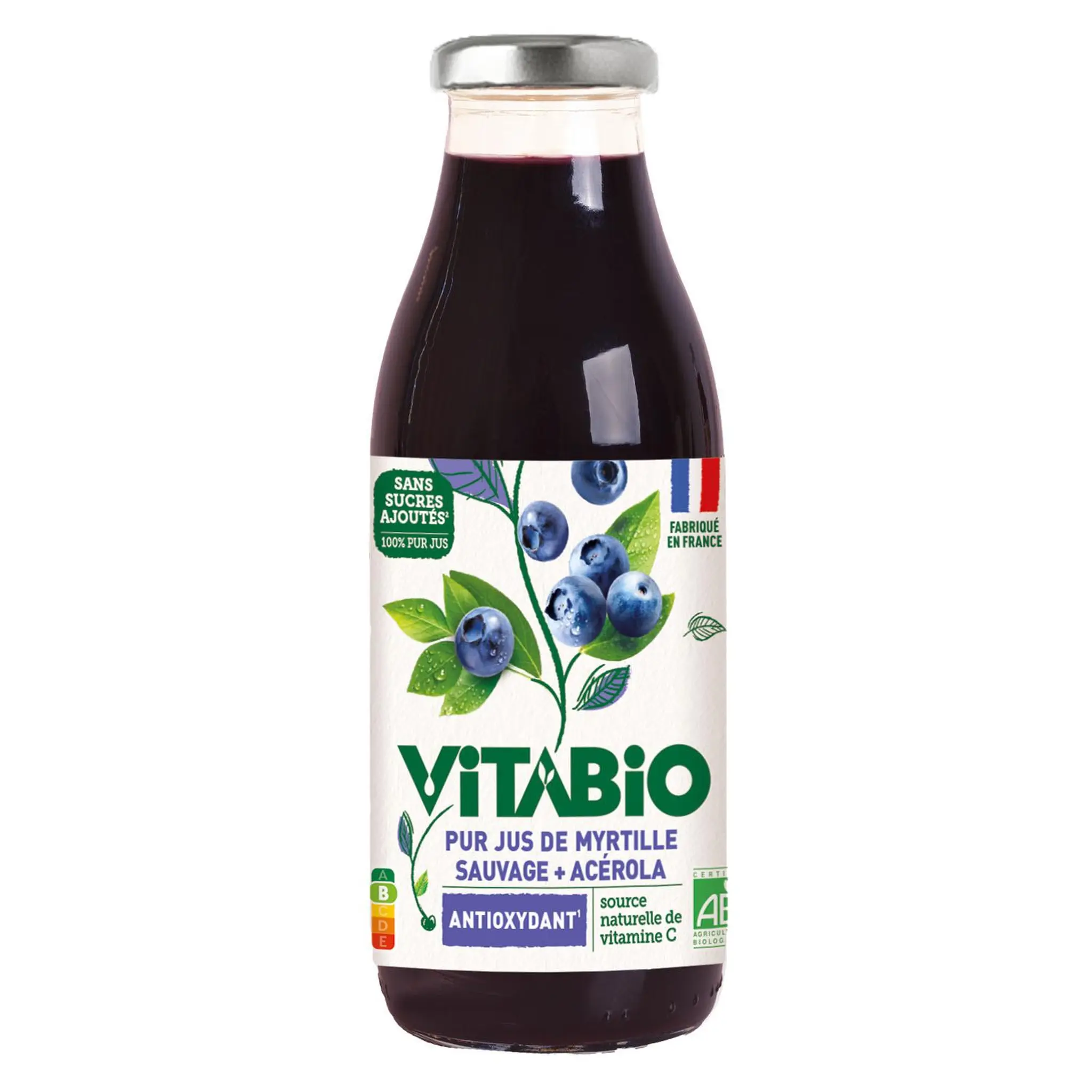 VITABIO Pur jus 100% myrtille sauvage bio