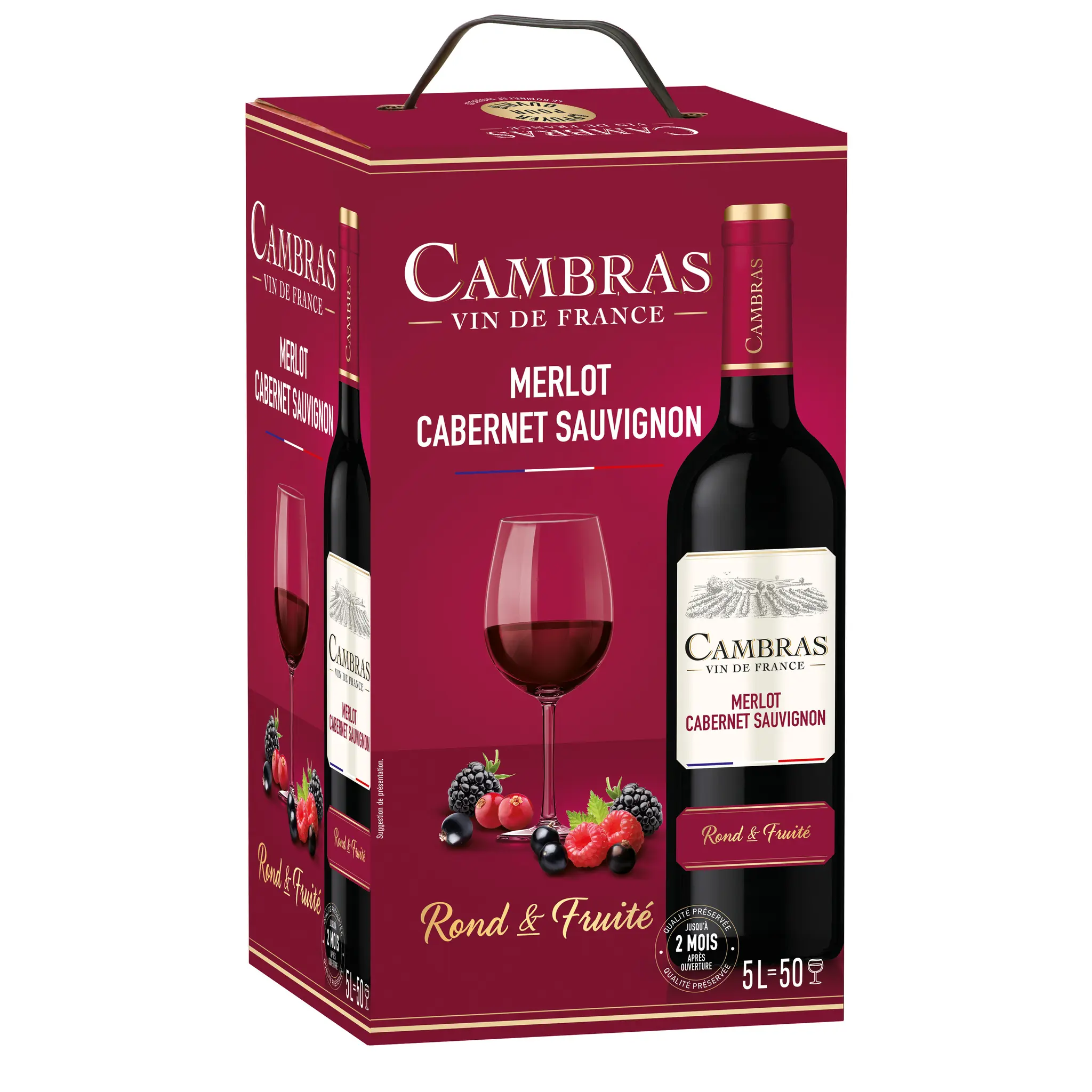 Vin de France Cambras Merlot Cabernet Sauvignon