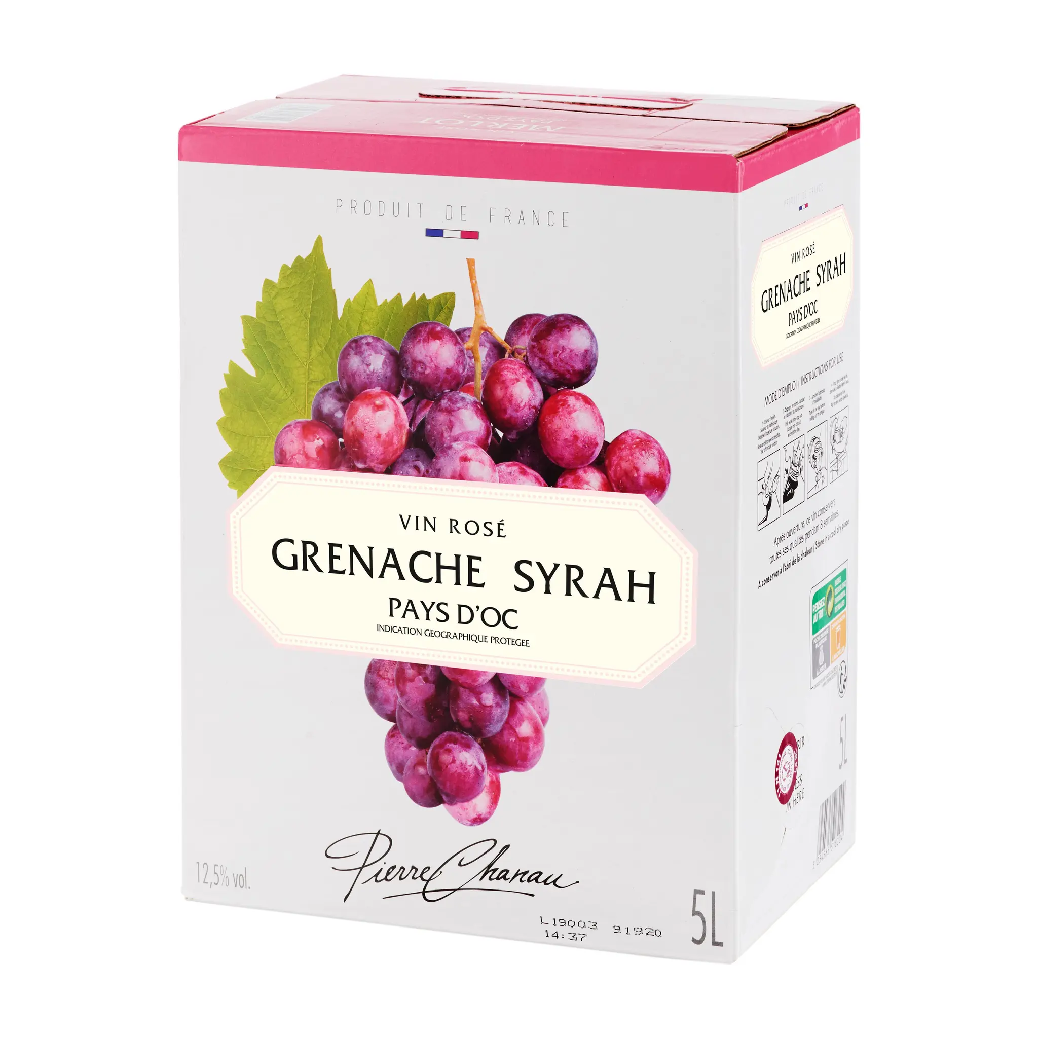 PIERRE CHANAU IGP pays d'OC grenache-syrah rosé