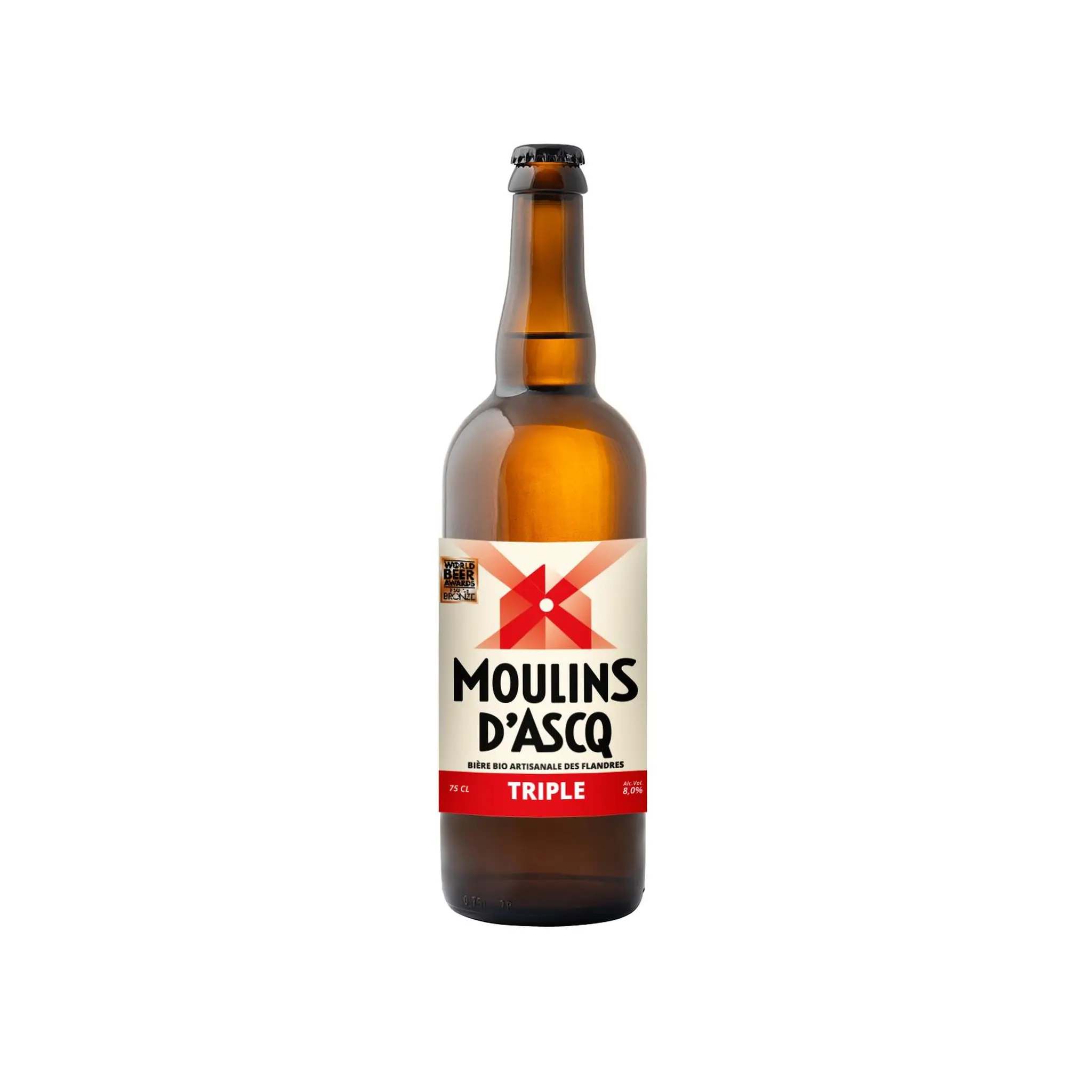 MOULINS D'ASCQ Bière triple artisanale des Flandres bio 8%