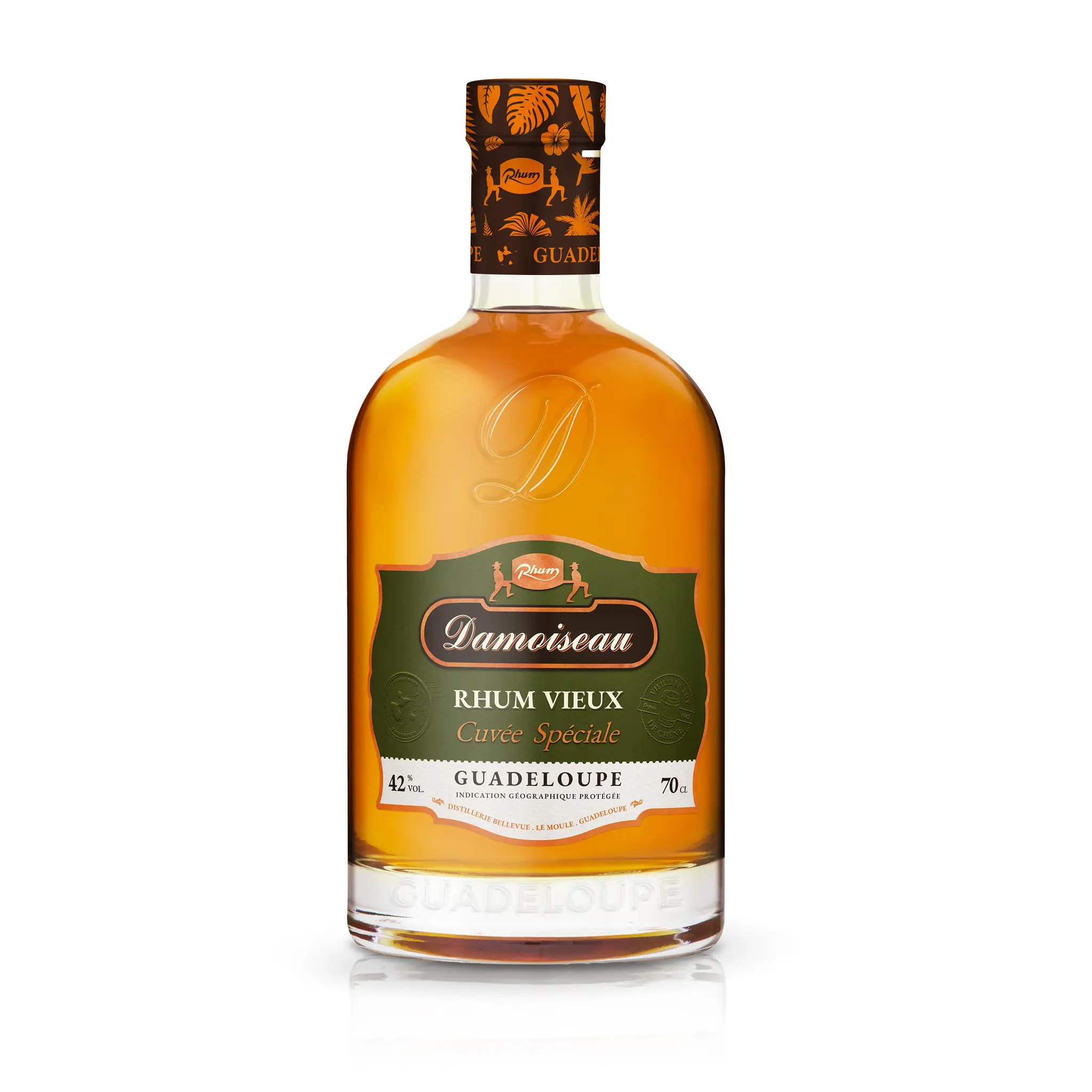 DAMOISEAU Rhum vieux cuvée spéciale de Guadeloupe 42%
