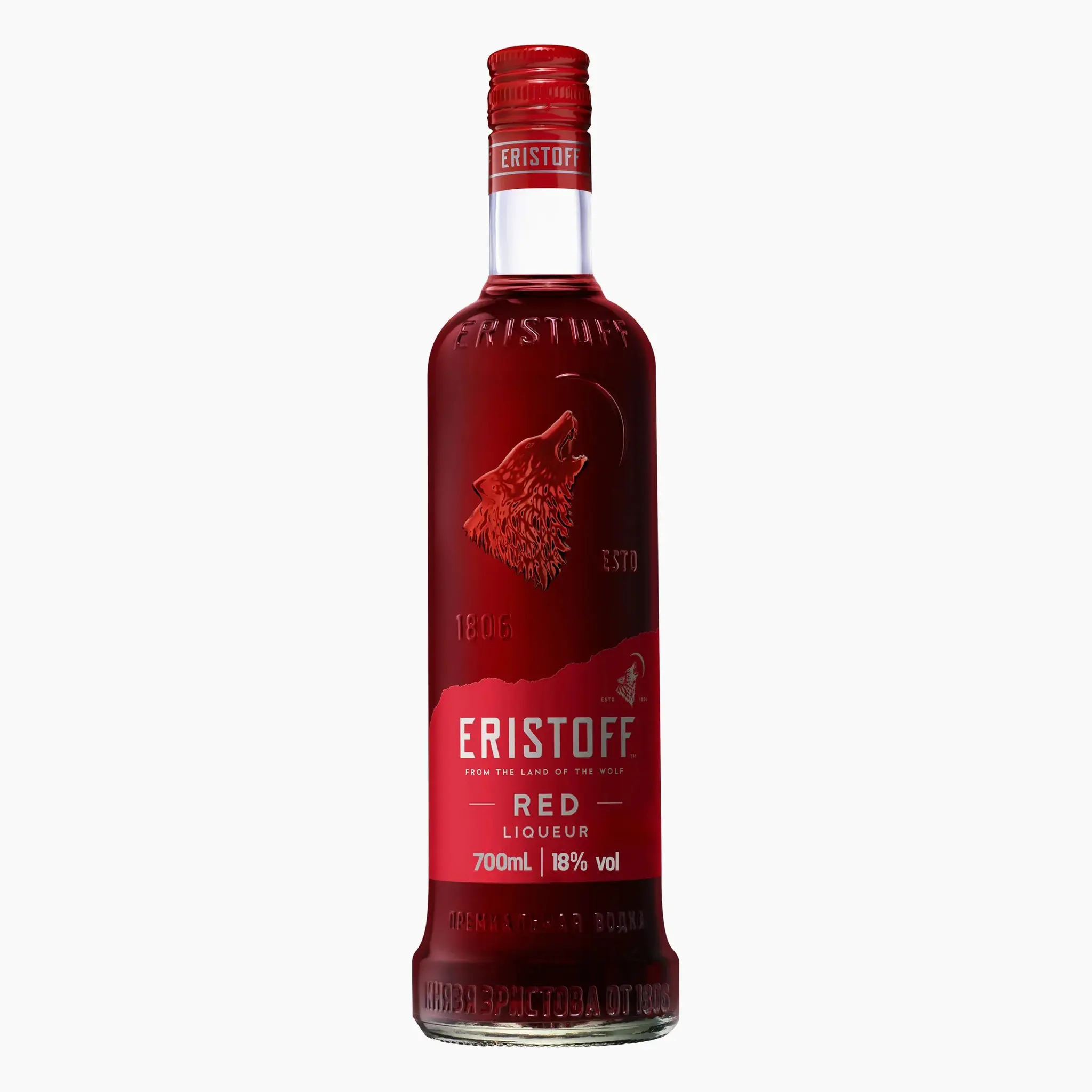 ERISTOFF RED Boisson à base de vodka aux fruits 18%
