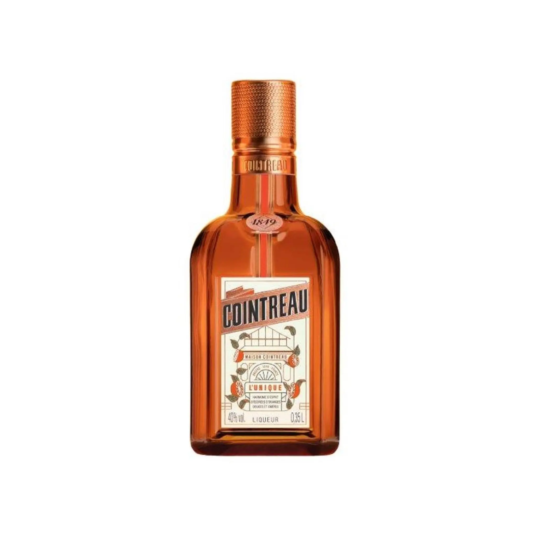 COINTREAU Liqueur triple sec à base d'écorces d'orange 40%