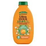GARNIER ULTRA DOUX Enfants 2en1 shampoing & démêlant huile d'abricot tous types de cheveux