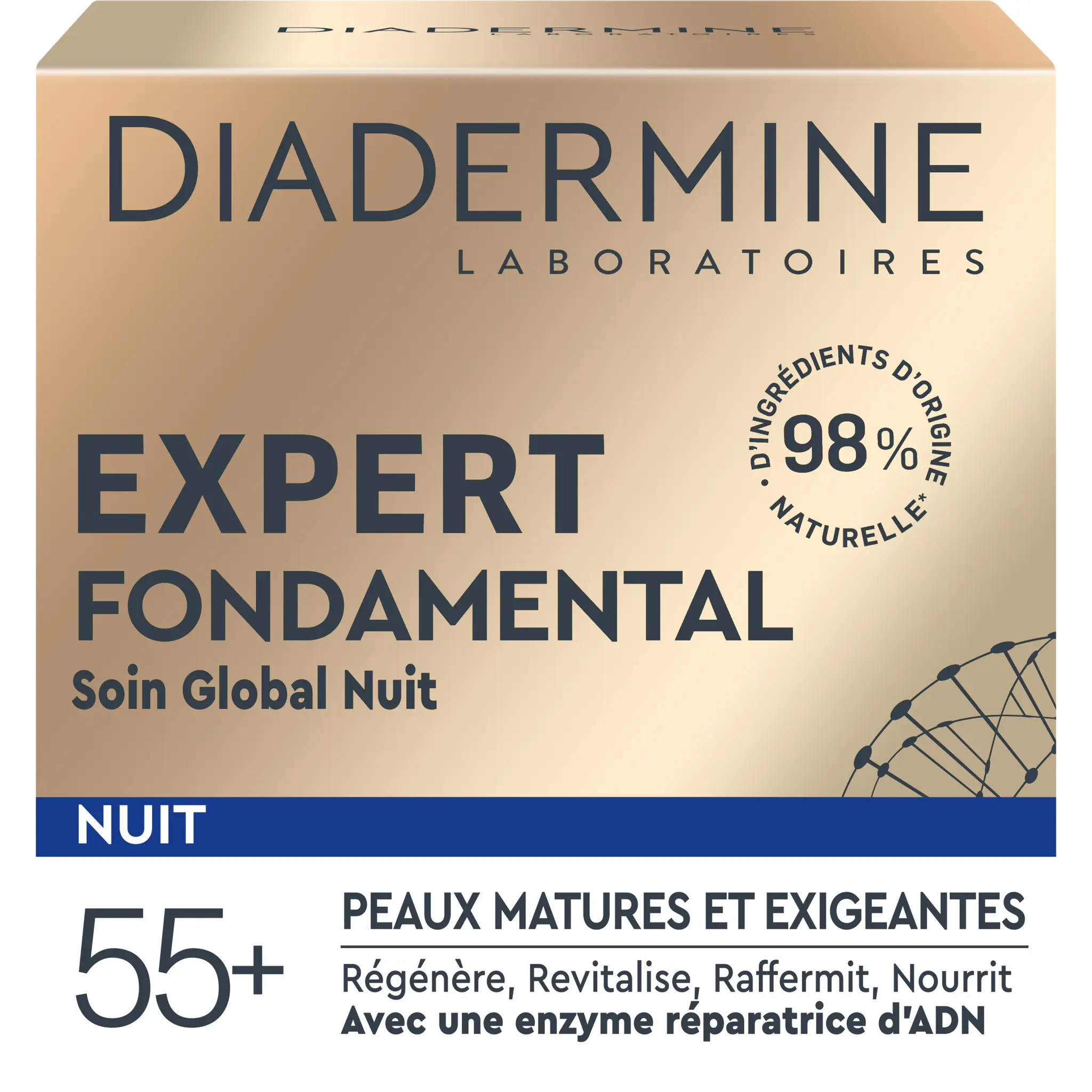 DIADERMINE Expert Fondamental crème de nuit peaux matures et exigeantes