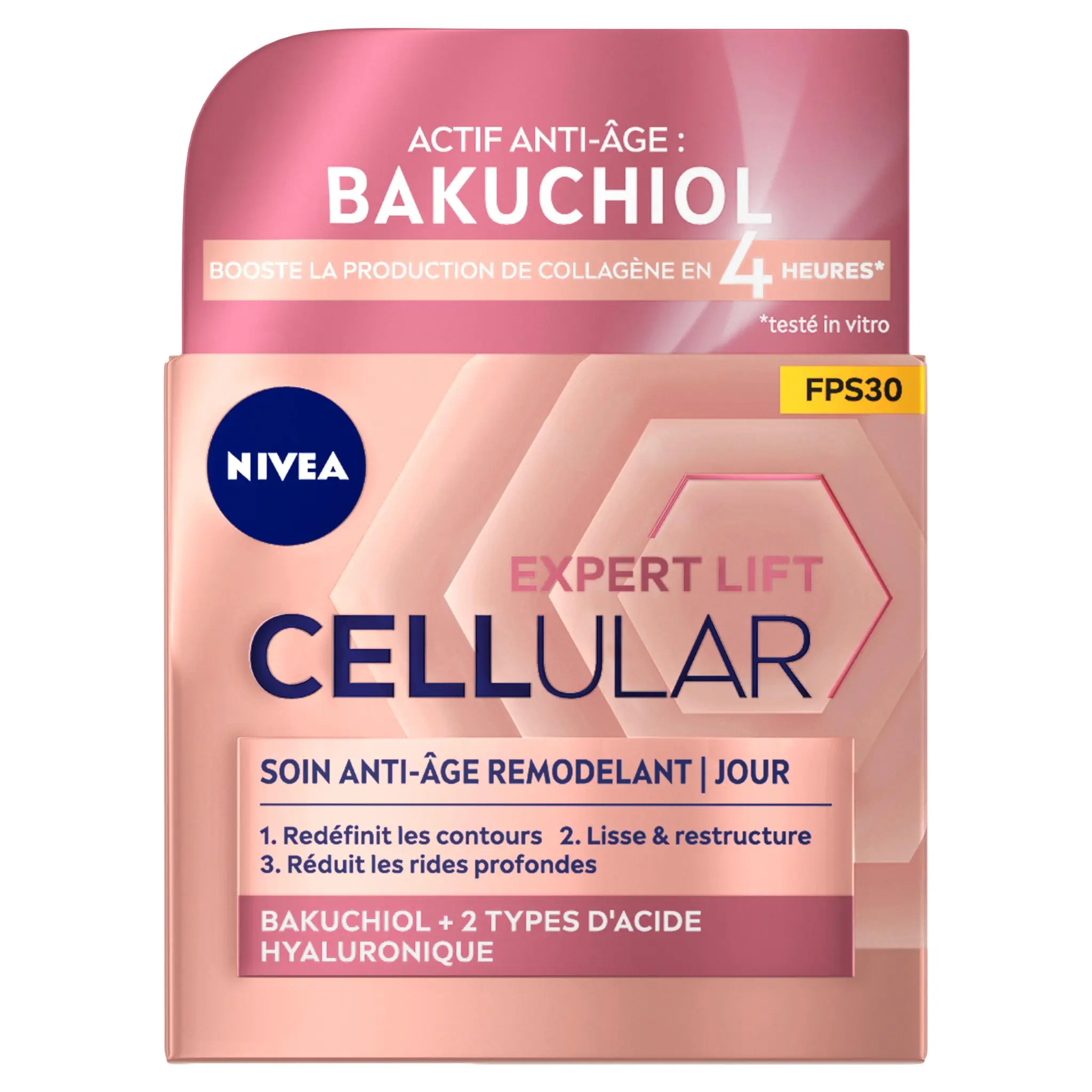 NIVEA Cellular expert lift soin de jour anti-âge remodelant à l'acide hyaluronique FPS30