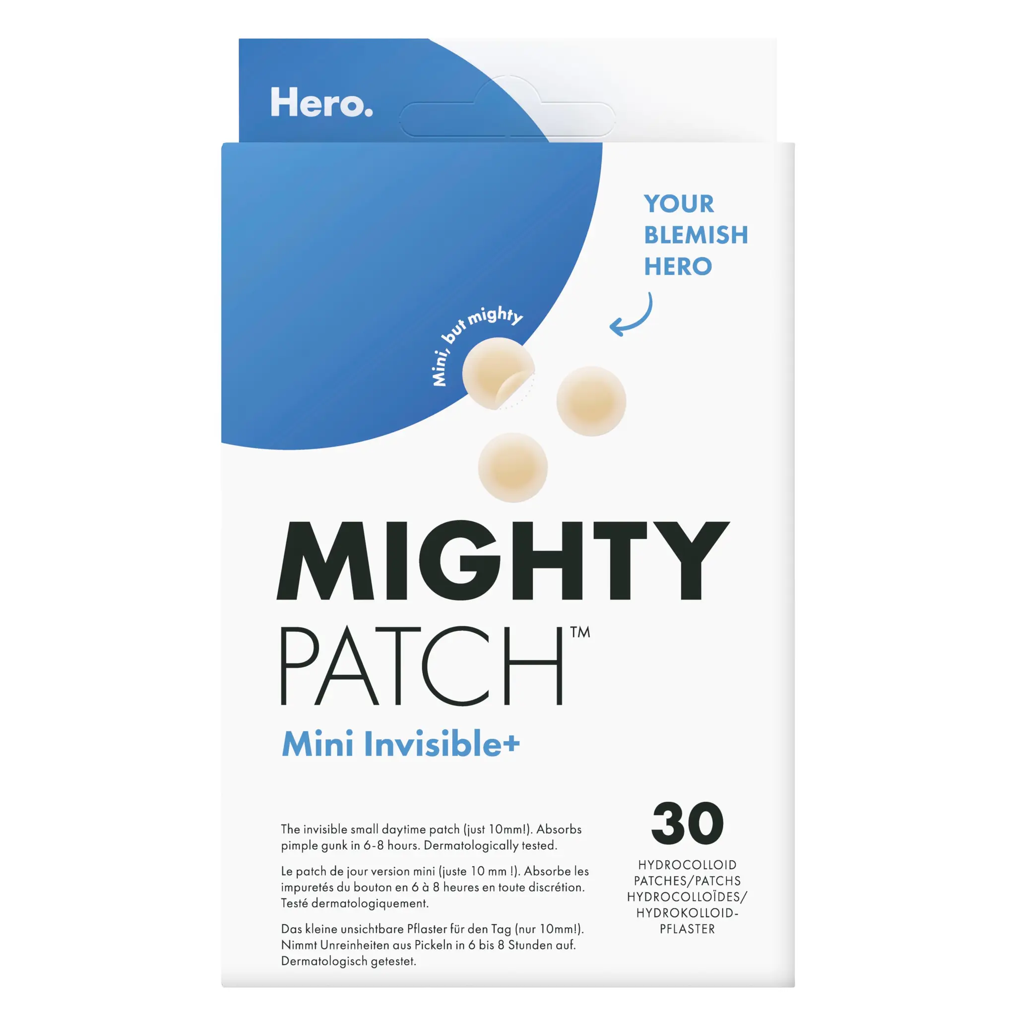 HERO Mighty Patch mini invisible+ patchs hydrocolloïdes
