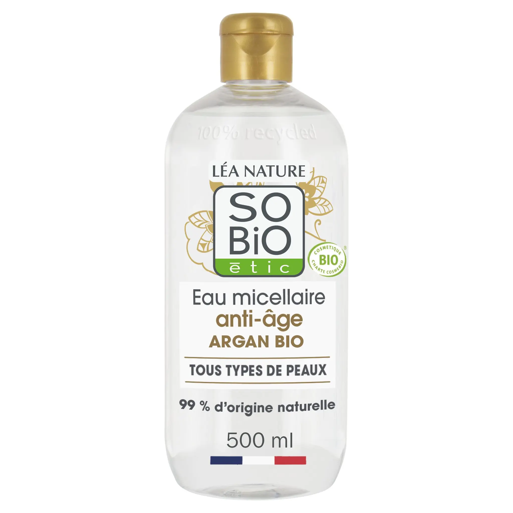 SO BIO ETIC Eau micellaire anti-âge tous types de peaux