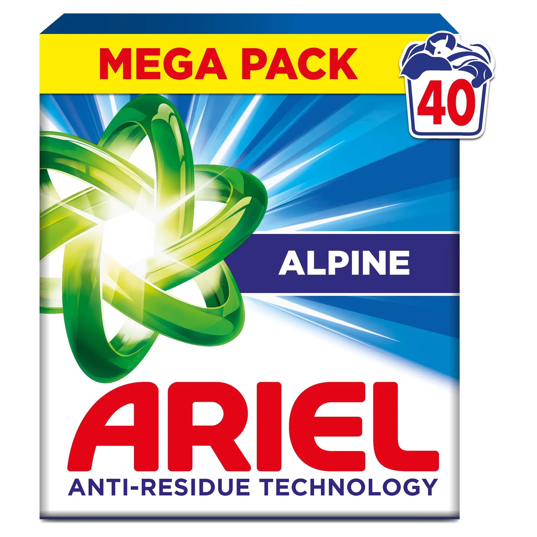 ARIEL Lessive poudre alpine