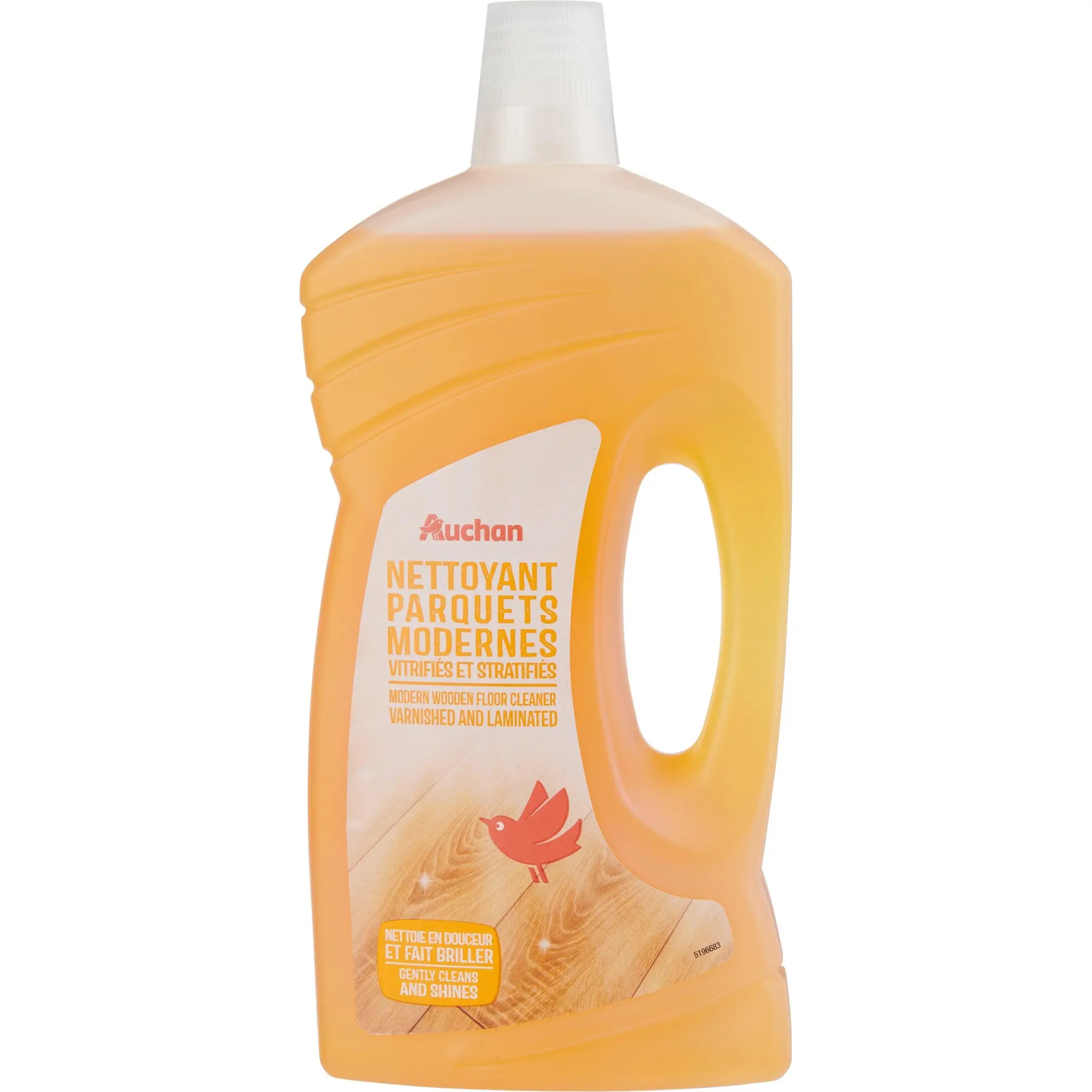 AUCHAN Nettoyant liquide parquets stratifiés et classiques