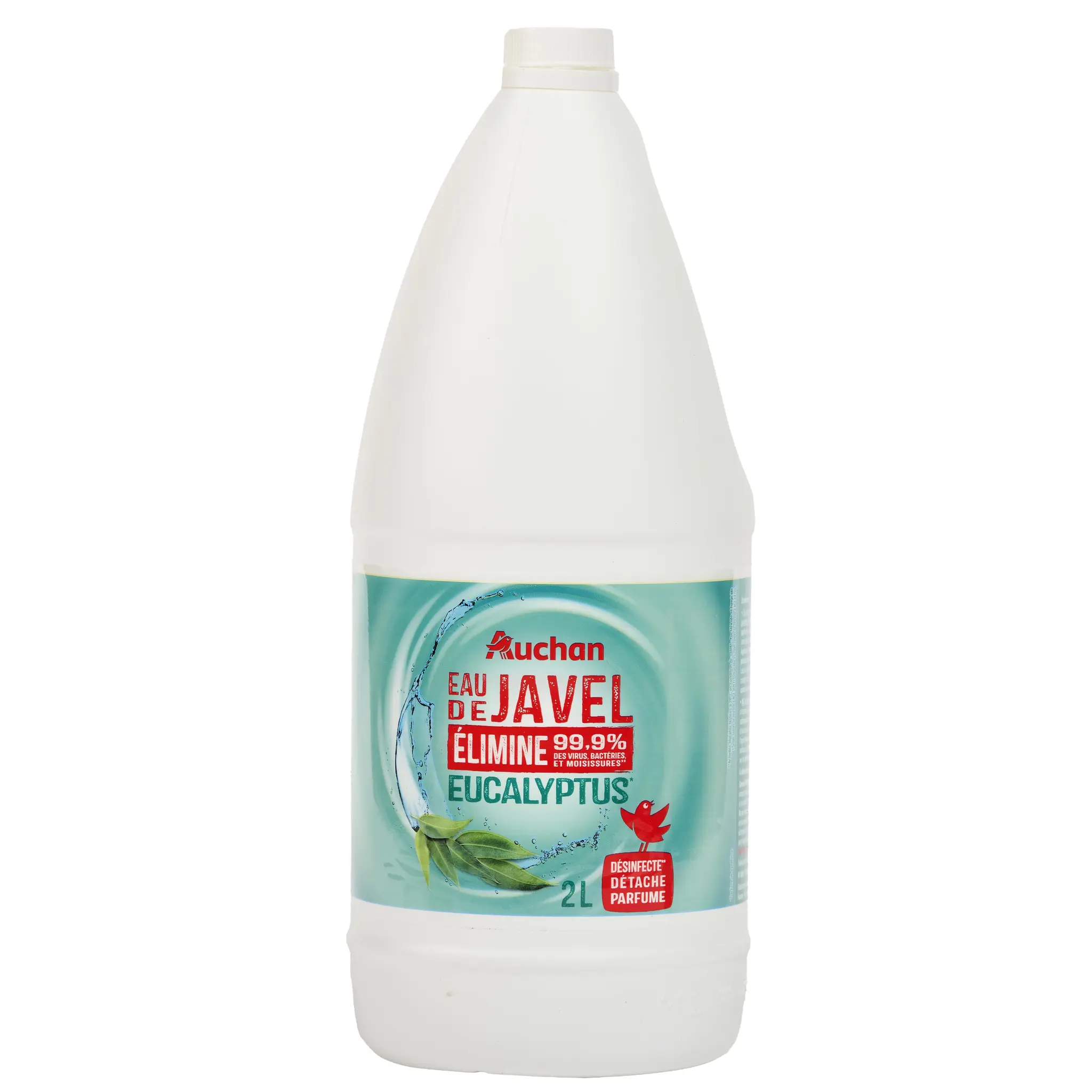 AUCHAN Eau de javel désinfectant eucalyptus