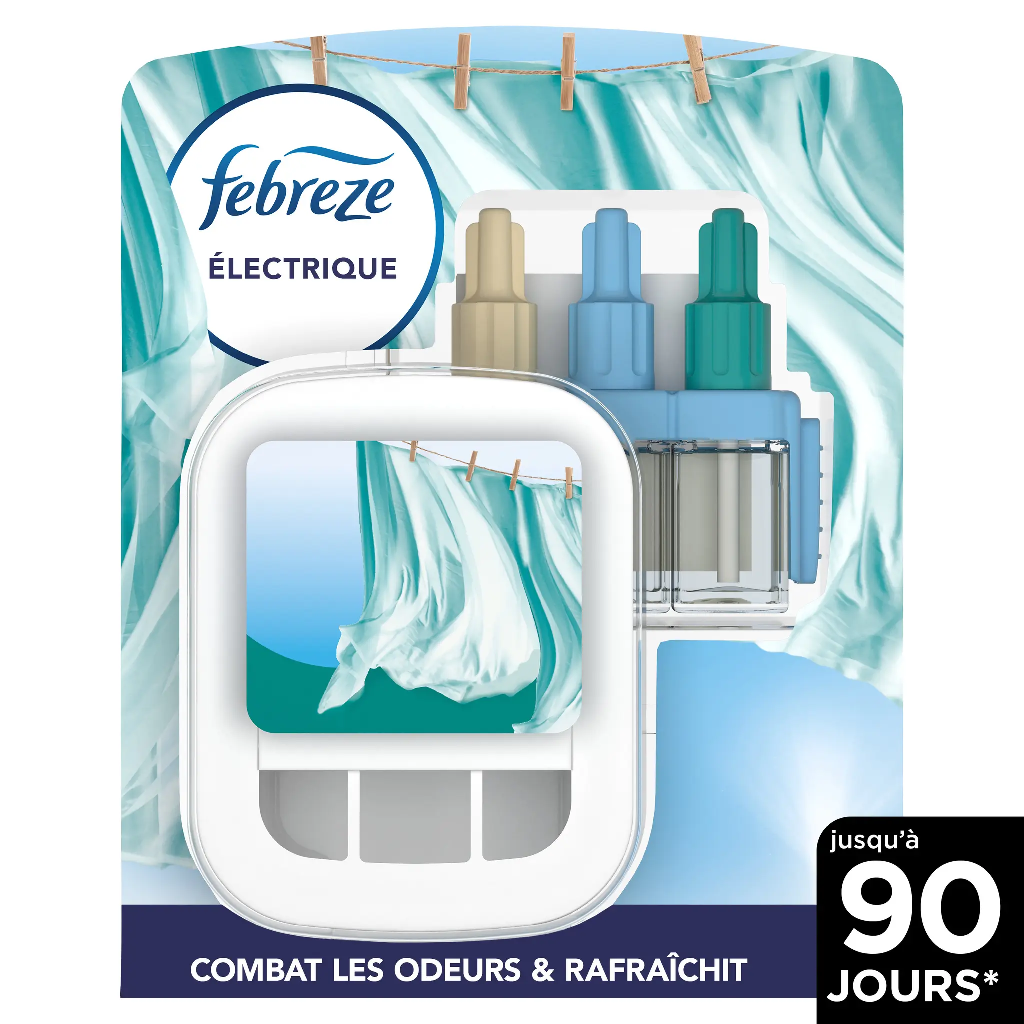 FEBREZE Diffuseur électrique linge frais 3 en 1