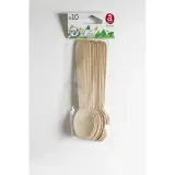 ACTUEL Set de 10 cuillères en bois