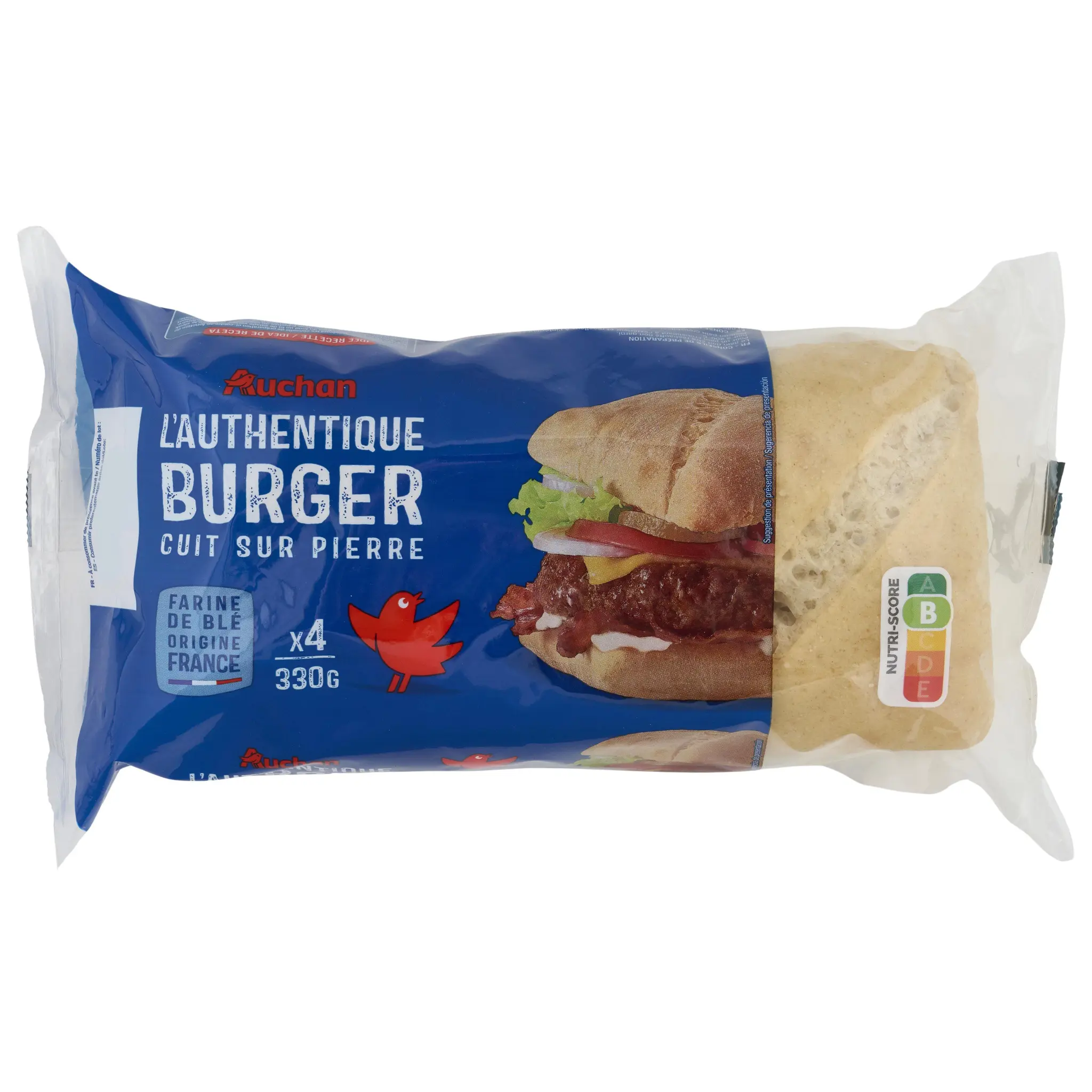 AUCHAN L'authentique pain burger