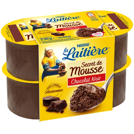 Mousse  Chocolat Noir Secret de Mousse LA LAITIERE