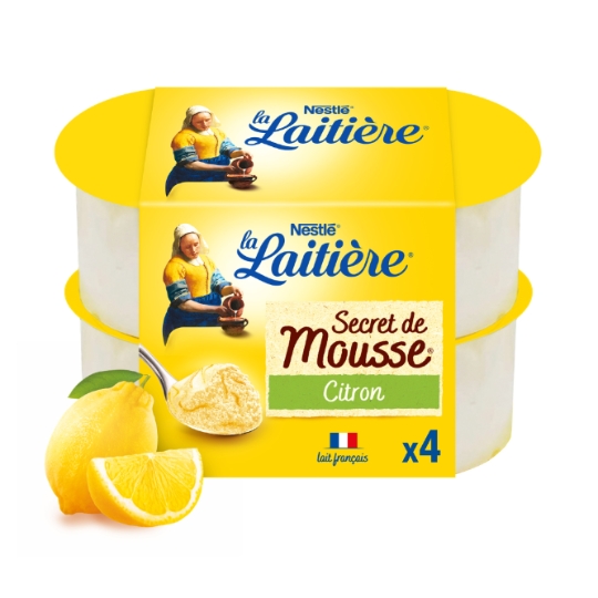 Mousse citron Secret de mousse LA LAITIERE