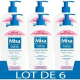 [lot De 6] Mixa Bebe Lait De Toilette Tres Doux - 400 Ml AUCUNE