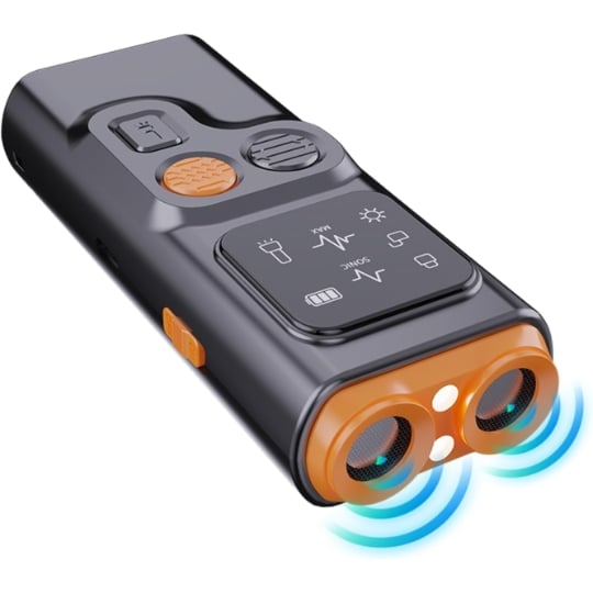Bloqueur D'aboiements Pour Chien, Bloqueur D'aboiements Ultrasonique Rechargeable, Dresseur Portable BLVIE