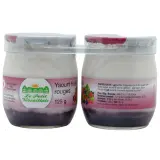 LE PETIT VERSAILLAIS Yaourt nature sur lit de fruits rouges