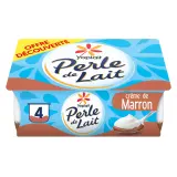 PERLE DE LAIT Yaourt sur lit à la crème de marron