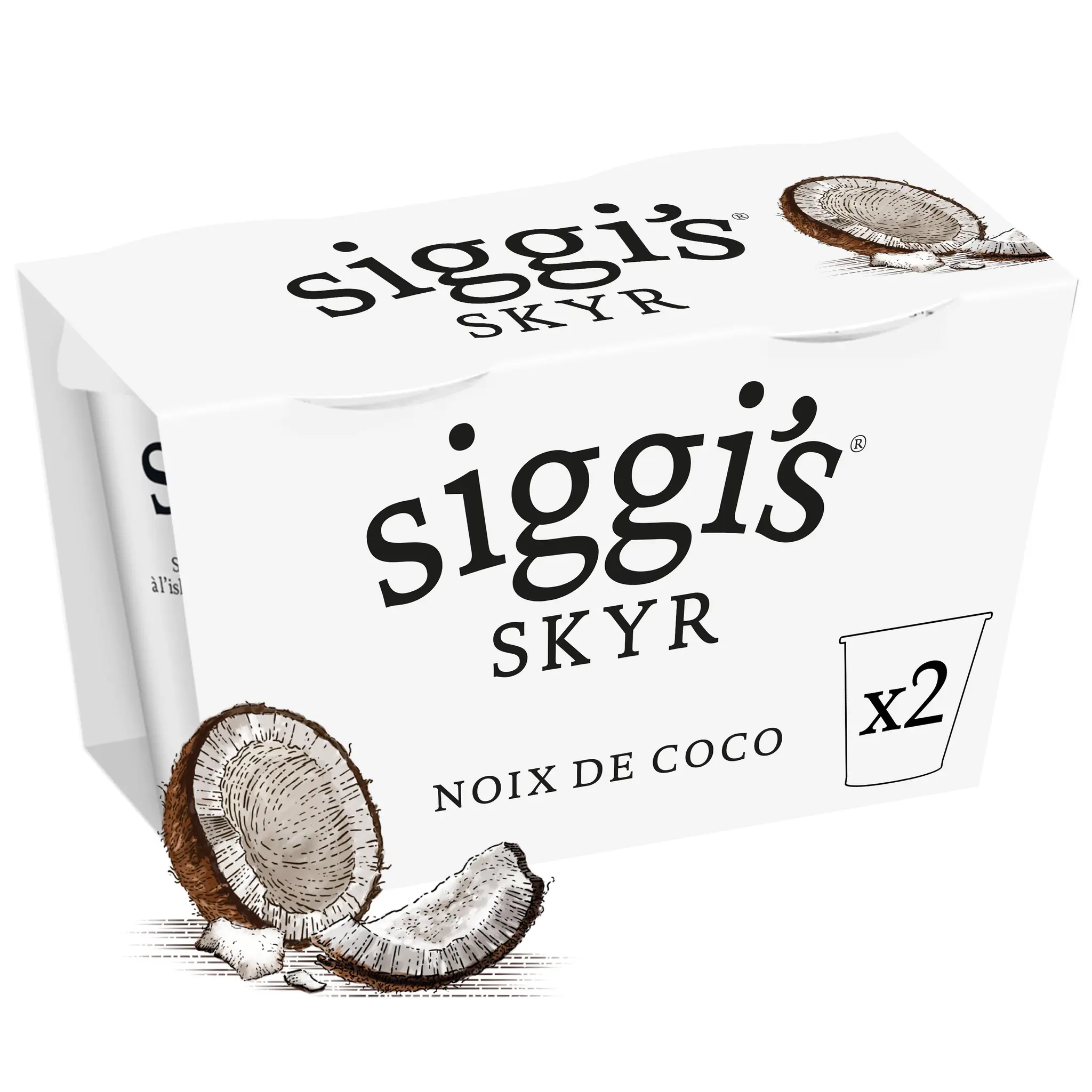 SIGGI'S Skyr à l'islandaise à la noix de coco 2% MG