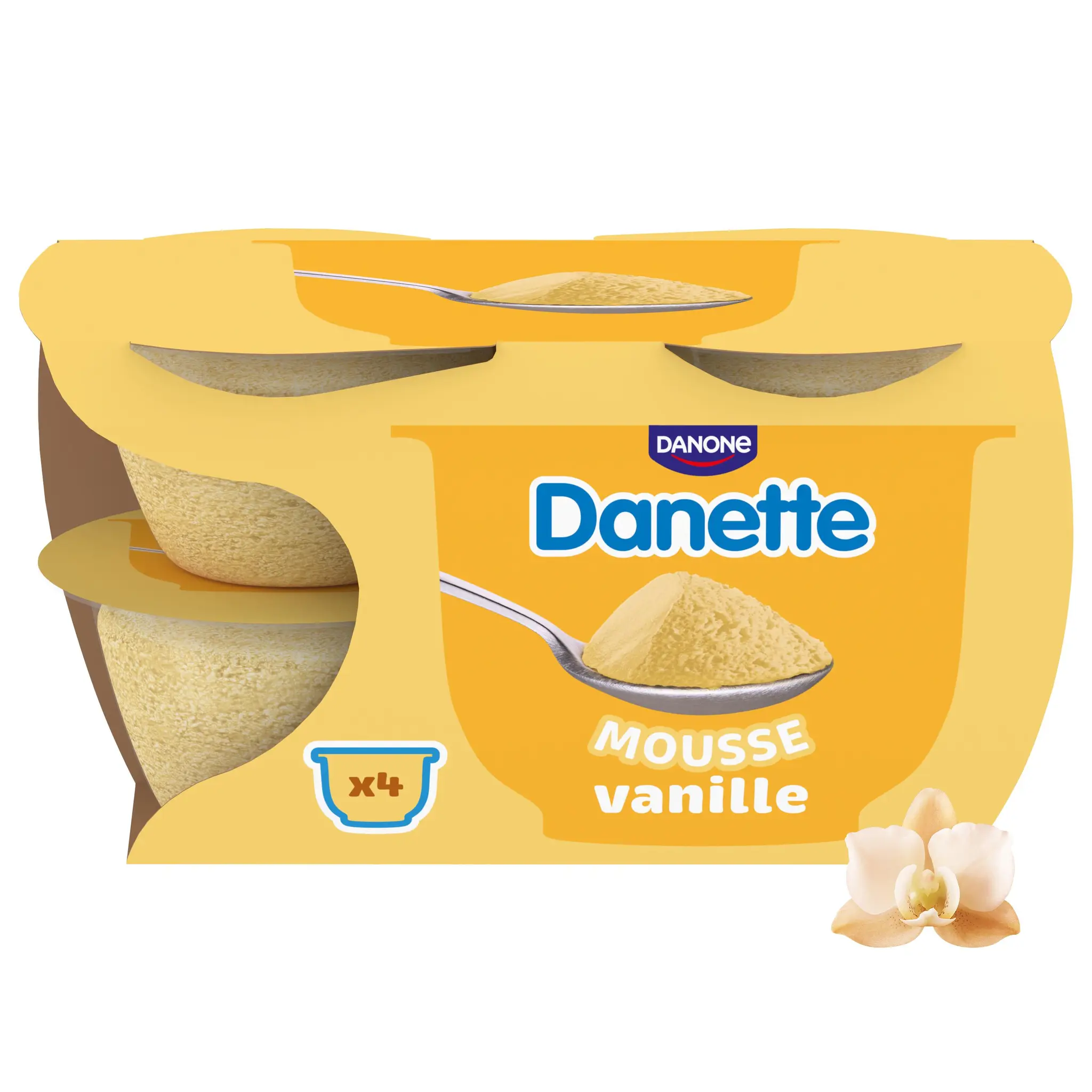 DANETTE Mousse à la vanille