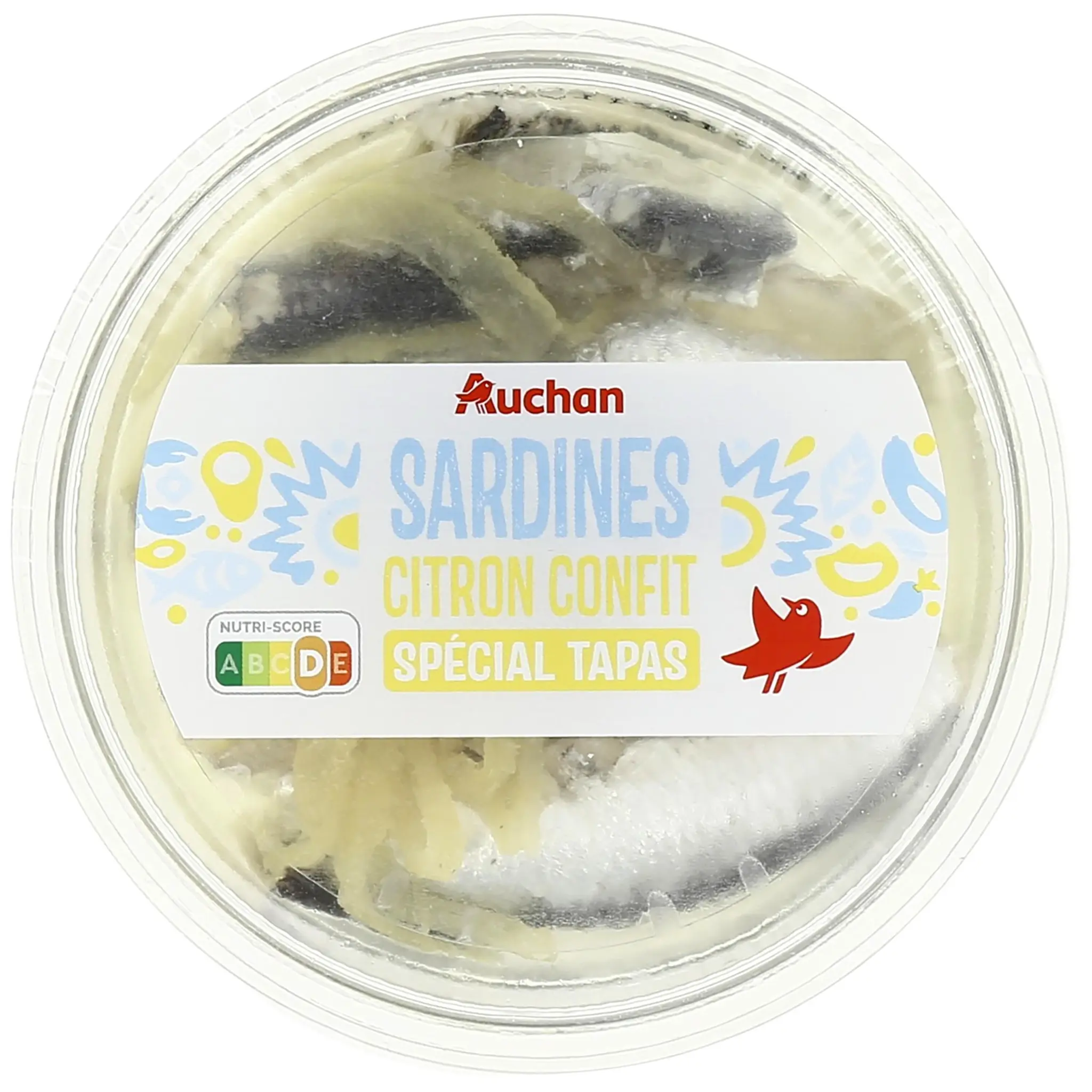 AUCHAN Sardines citron confit spécial tapas