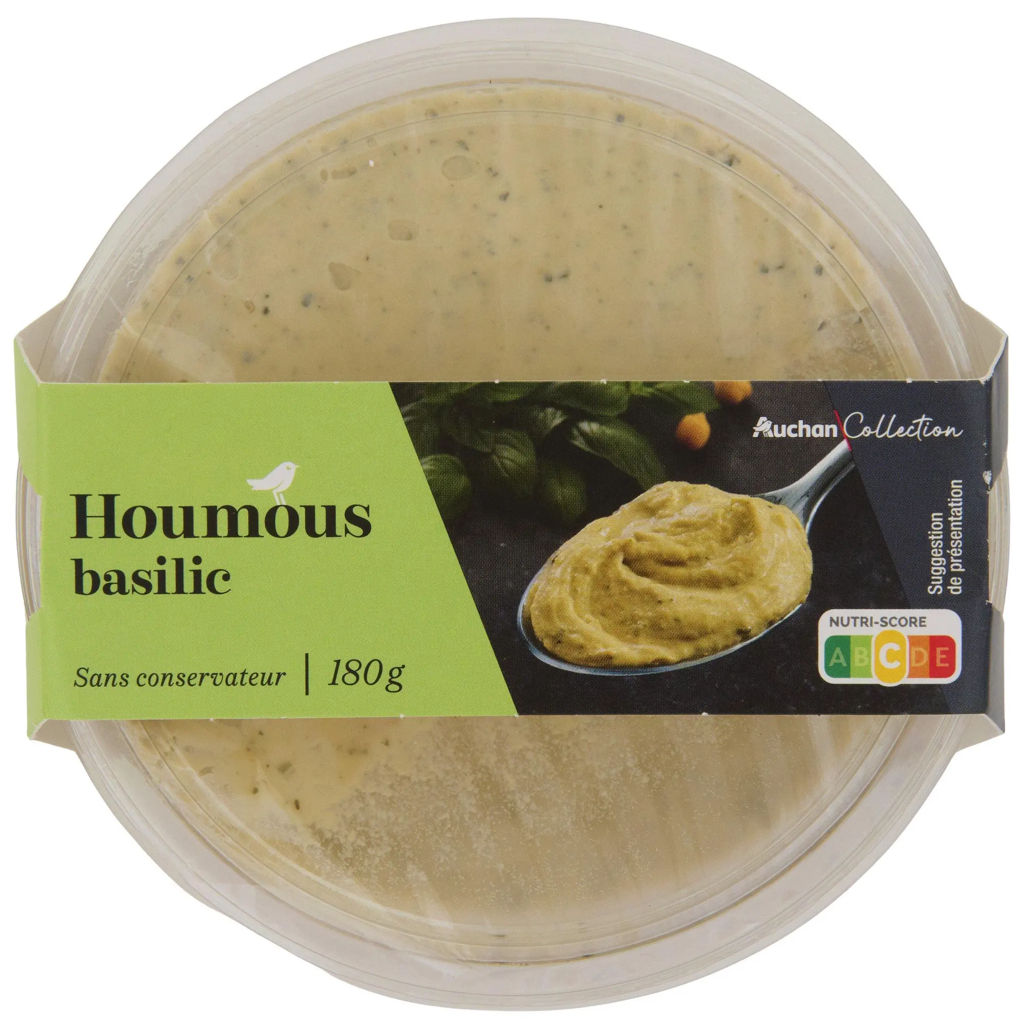AUCHAN COLLECTION Houmous basilic