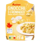 AUCHAN Gnocchis aux 3 fromages